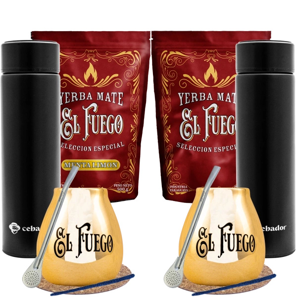 Sada Yerba Maté pro dvě osoby + Termoska
