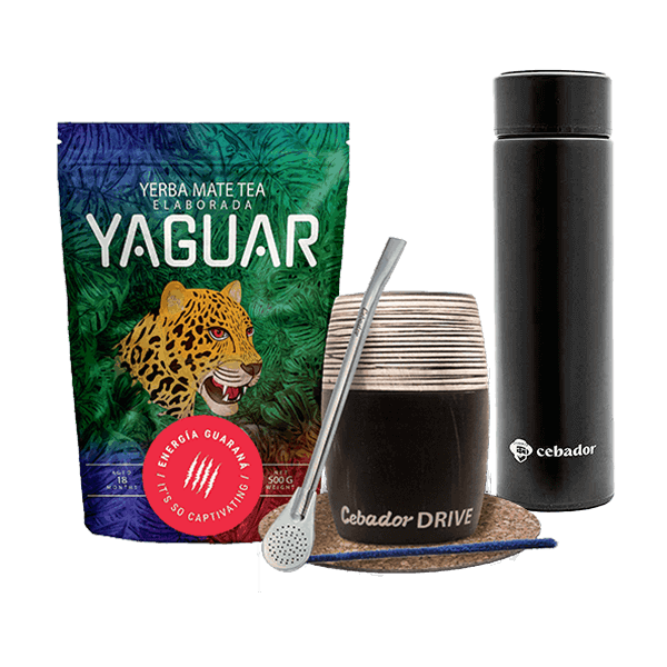 Sada Yerba Yaguar Energia Kalabása Drive Termoska 0,5kg