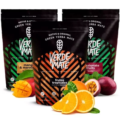 Verde Mate Green yerba mate sada ovocné 3x500 1,5kg