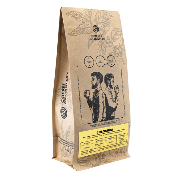 Coffee Broastery - Zrnková káva Colombia Medellin Premium 400 g