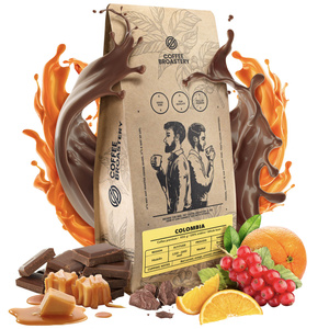 Bro Coffee Roastery - Zrnková káva Colombia Medellin Premium 400 g