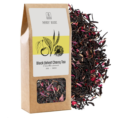 Mary Rose – Čaj Black Velvet Cherry – 50 g