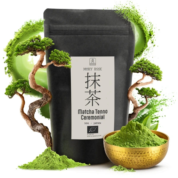 Mary Rose – Japonský zelený čaj Matcha Tenno (BIO) Ceremoniální 50 g