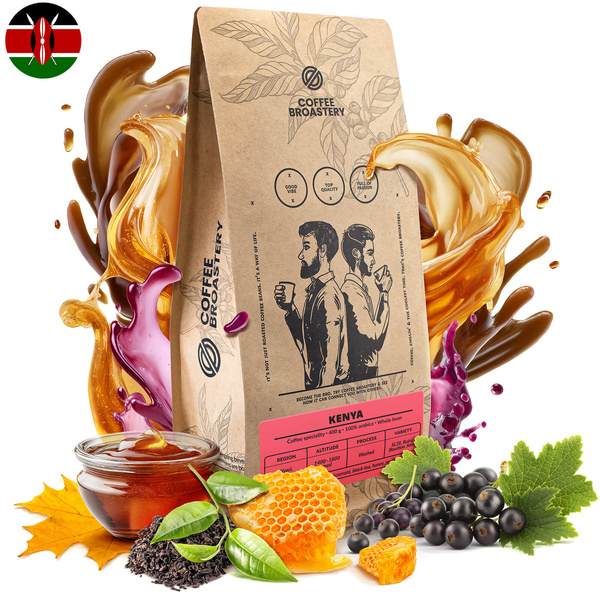 Bro Coffee Roastery - Zrnková káva Kenya Nyeri Speciality 400 g