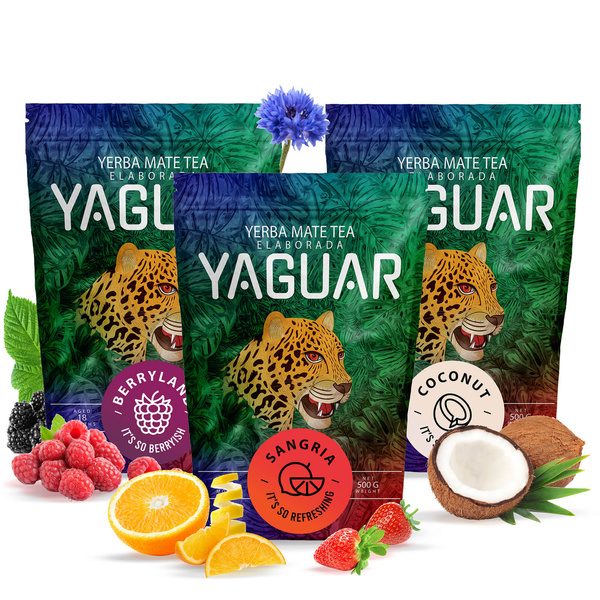 Trio yerba mate Yaguar na START pro začátečníky