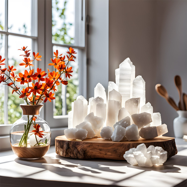 Bílý selenit (neopracovaný kámen) 50 g