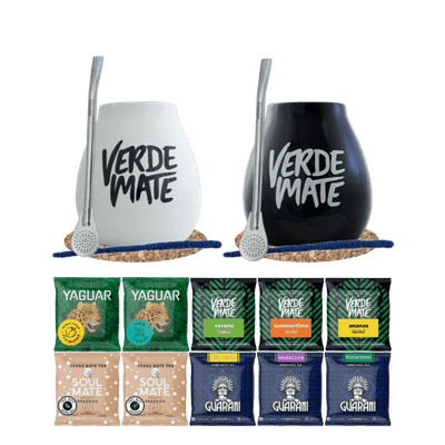 Sada Yerba Maté 10x50g 2x Kalabása + 2x Bombilla