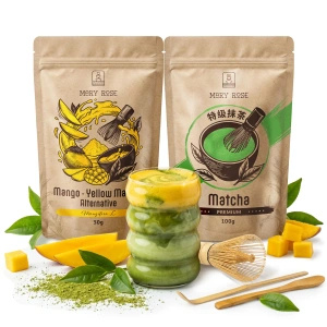 Sada pro barevné Matcha Latte: Matcha + Yellow Matcha + příslušenství