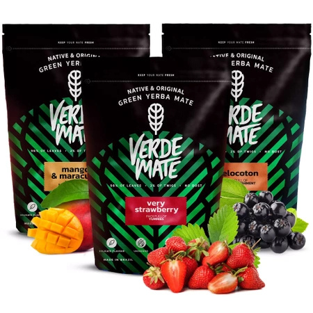 Verde Mate Green yerba mate sada ovocné 3x500 1,5kg