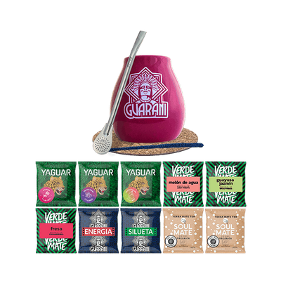 Sada Yerba Mate  500g Tykev x2 Bombilla 10x50g