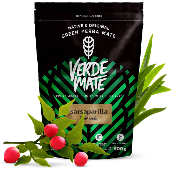 Dárková sada Yerba Verde Mate Sarsaparilla 0,5kg