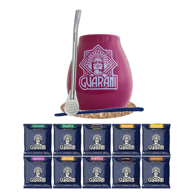 Sada Yerba Maté 10x50g Kalabása + Bombilla