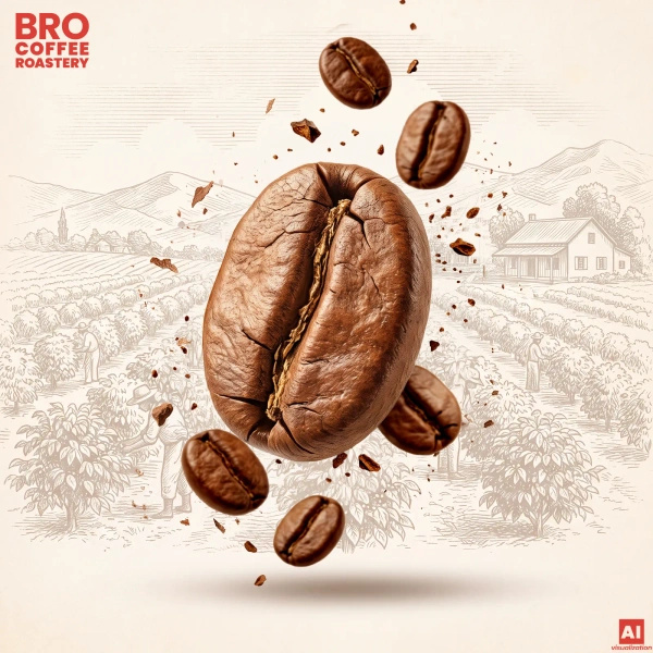 Bro Coffee Roastery – Zrnková káva Crema Tango 1 kg