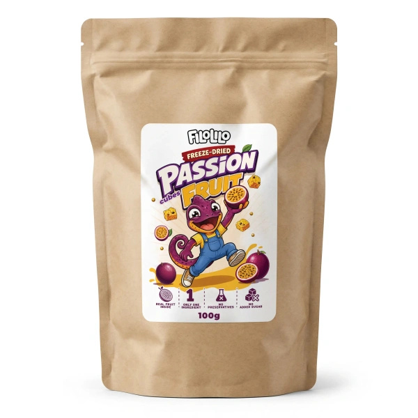 FiloLilo – Lyofilizovaná marakuja (kostky) 100 g