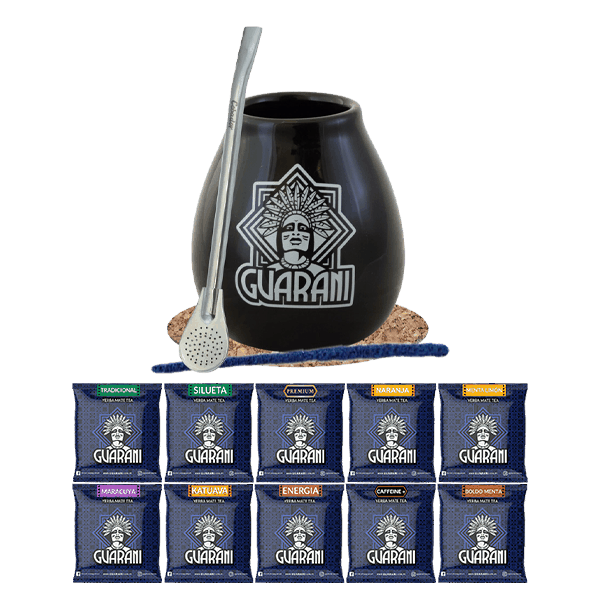 Sada Yerba Maté 10x50g Kalabása + Bombilla