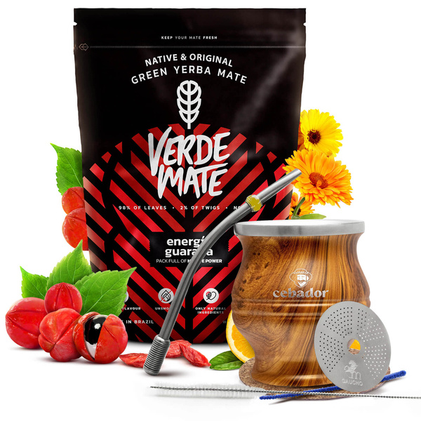Sada Yerba Verde Mate Energia 0,5kg + TermoColador