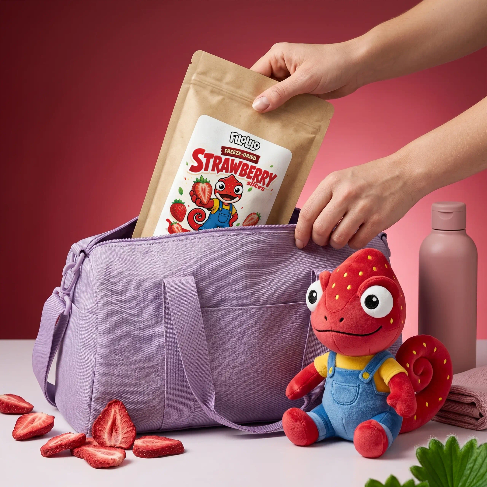 FiloLilo freeze-dried strawberry