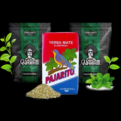 Sada Yerba Maté Elaborada: 2x Guarani + 1x Pajarito