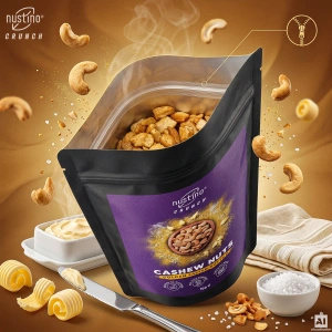 Nustino Crunch – pražené kešu ořechy – Golden Salted Butter 100 g