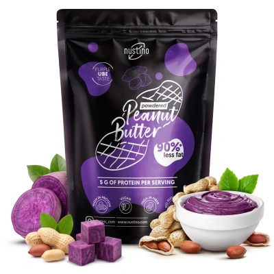 Nustino – Arašídové máslo v prášku – Ube (bez přidaného cukru) 400 g